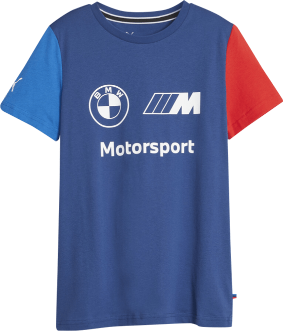 PUMA BMW M Motorsport Essentials Kids' Logo T-Shirt