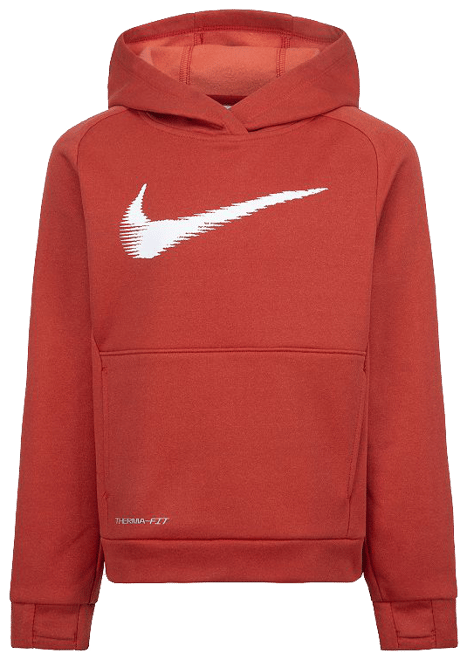 Nike red hoodie kids hot sale