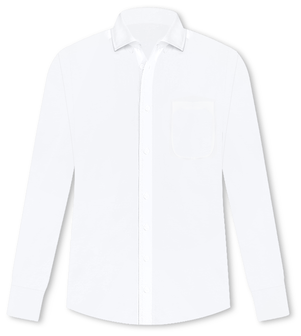 Men's Regular Fit Non-Iron Polo Button-Down Collar Solid Pinpoint Dress Shirt