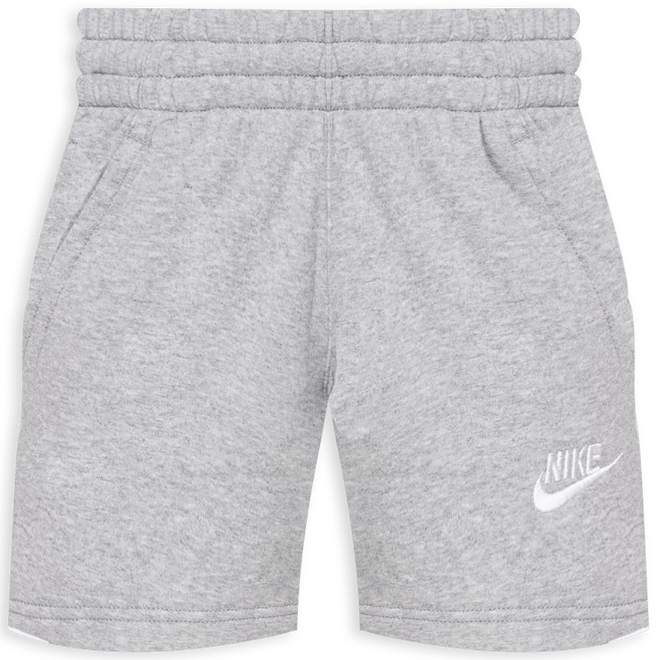 Nike Sportswear Club Fleece Shorts de French Terry de 5" para niña talla grande
