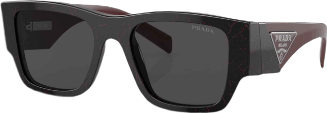 Symbole Rectangular Men's Sunglasses, Pr 10ZS