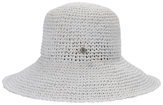 Women's Solid Crochet Crushable Cloche