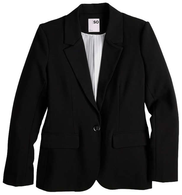 by&by Juniors Womens Regular Fit Suit Blazer