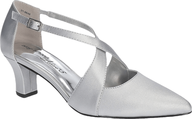 Easy Street Womens Elegance Closed Toe Block Heel Pumps