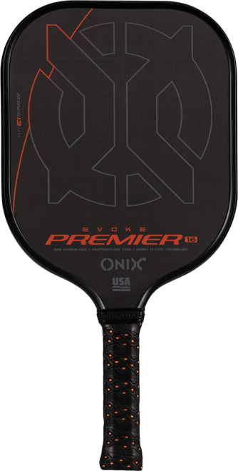 Onix Sports Evoke Premier Raw Carbon 16 mm Pickleball Paddle
