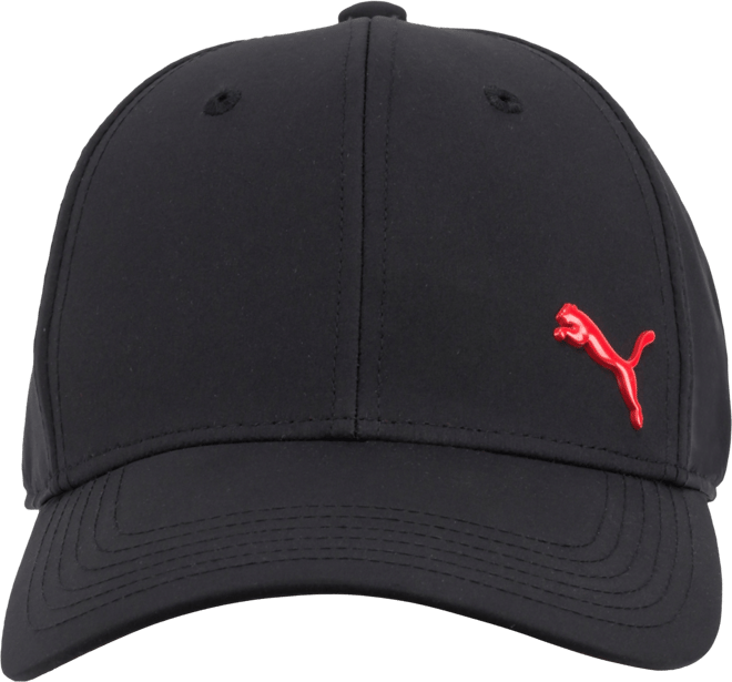 Men's Alloy Solid Color Cat Logo Stretch Fit Cap