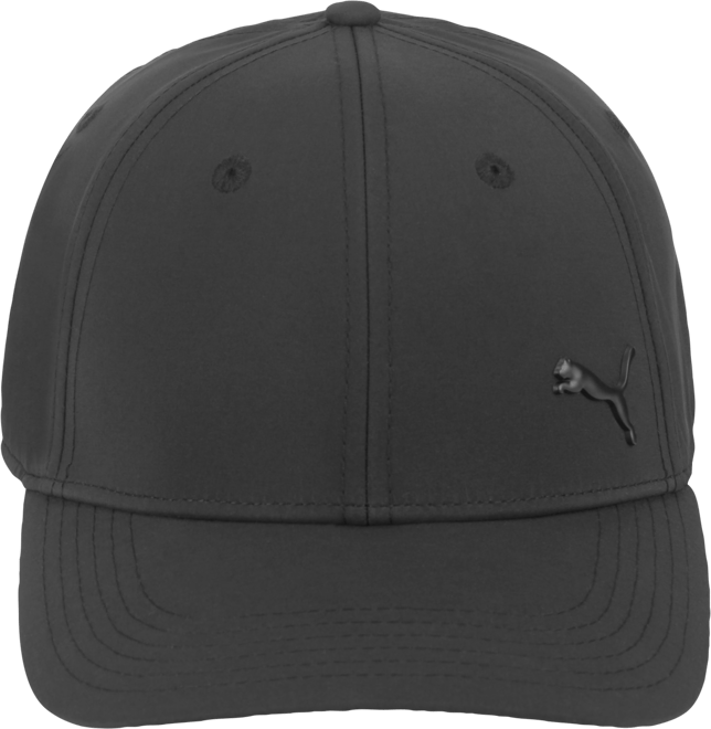 Men's Alloy Solid Color Cat Logo Stretch Fit Cap