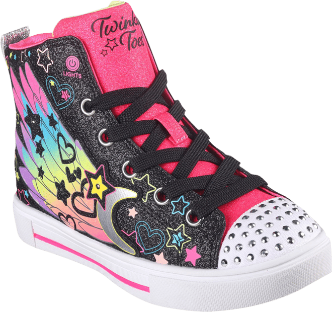 Girls skechers shop twinkle toes