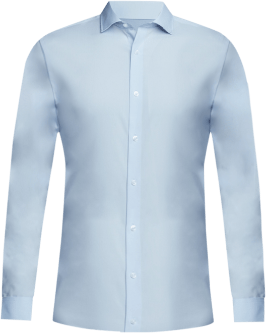 Men's Refined Cotton Stretch Slim Fit Dress Shirt