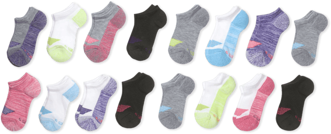 Girls SO® 10-pack Ankle Socks