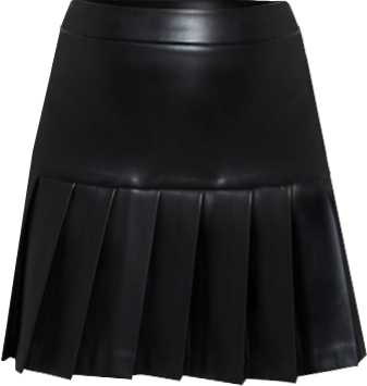 Bar III Pleated Faux-Leather Skirt, Created for Macy's - Macy's