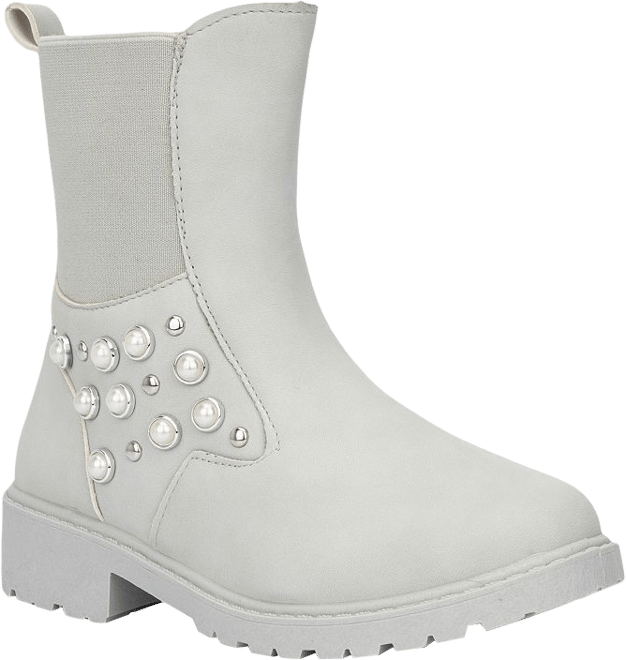 Girls silver outlet ankle boots