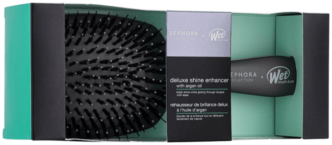 SC x Wetbrush Mini Argan Oil Infused Shine Enhancer Hair Brush - SEPHORA  COLLECTION