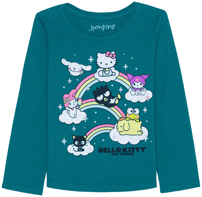 Sanrio Hello Kitty and Friends Pink Graphic T-Shirt - Large