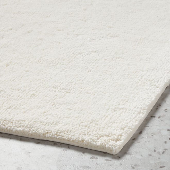 Brooks Ribbed Organic Cotton White Hand Towel + Reviews