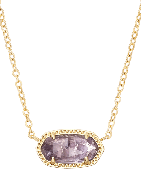 14K Gold Plated Elisa Pendant Necklace