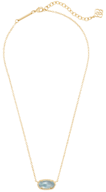 14K Gold Plated Elisa Pendant Necklace