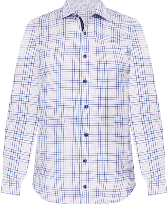Men's Dobby Check Dress Shirt