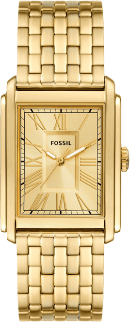 Men's Carraway Three-Hand Gold-Tone Stainless Steel Watch, 30mm