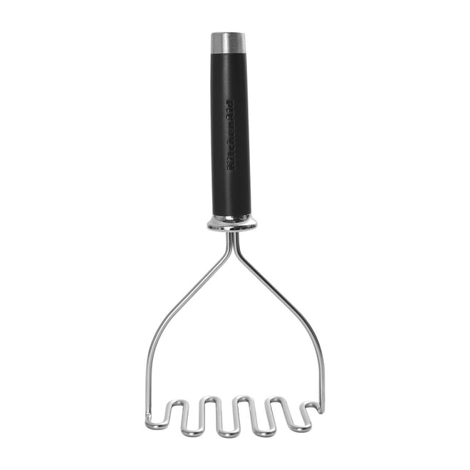 Kitchenaid Stainless Wire Potato Masher Black Handle 10"