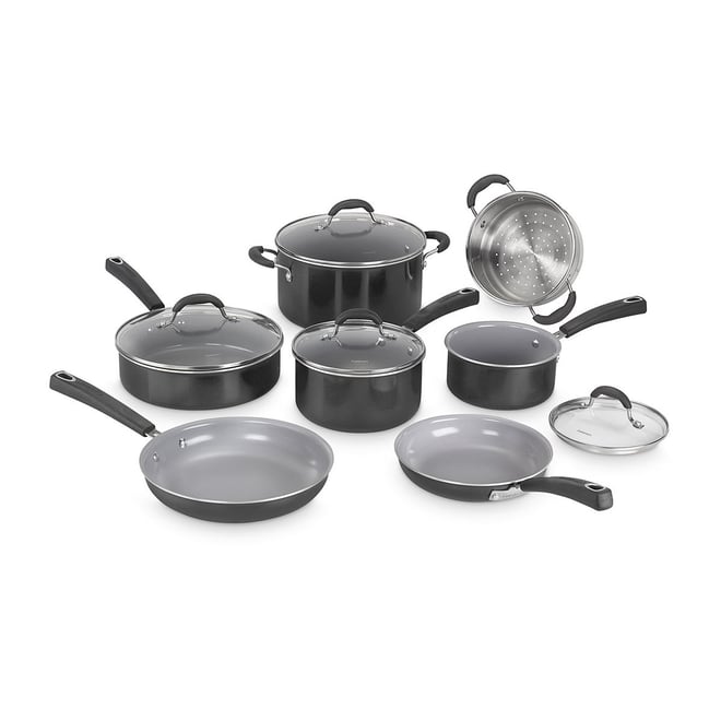 Cuisinart Advantage Ceramica XT 11-pc Cookware Set 54C-11BK, Color