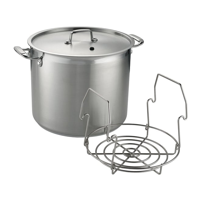 Tramontina 22 qt. Stainless Steel Canning Stock Pot with Rack