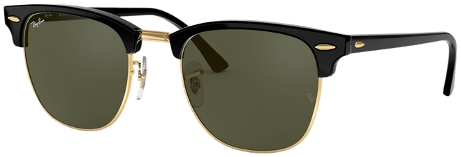 Ray Ban RB3016 Clubmaster Classic 51mm Square Sunglasses