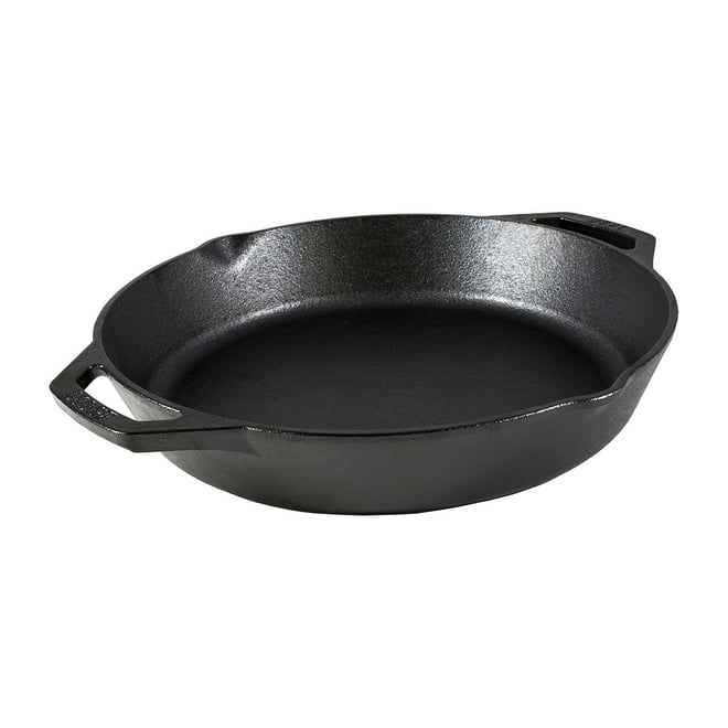 Lodge Cookware 12.5 Cast Iron Skillet Dual Handle, Color: Black - JCPenney