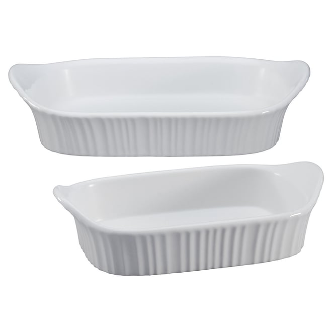 White baking outlet dish