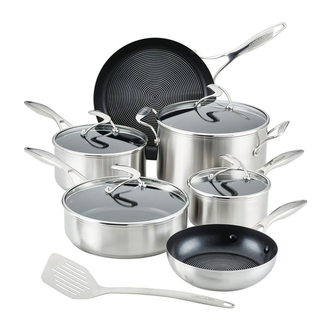 Henckels Clad Alliance 10-pc. Stainless Steel Cookware Set, Color: Stainless  Steel - JCPenney
