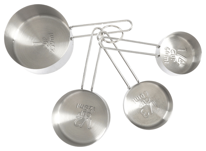 Stainless Steel Measuring Cups | Lodge Cast Iron