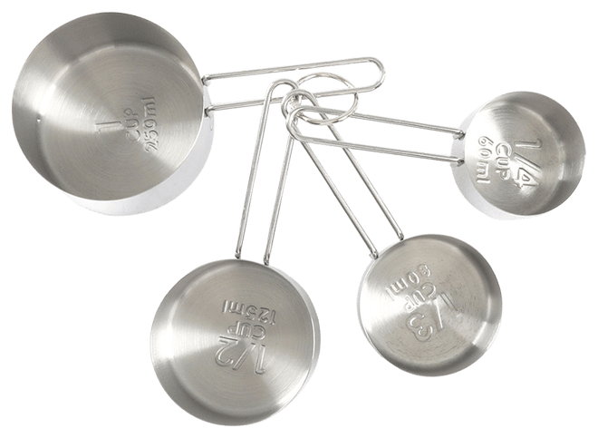 Stainless Steel Measuring Cups | Lodge Cast Iron