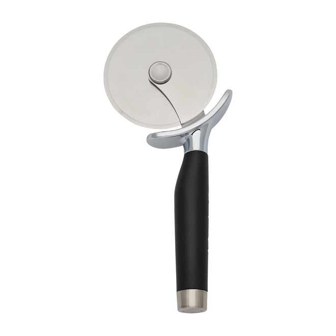 Martha Stewart Stainless Steel 4 in. Pizza Cutter Kitchen Utensil