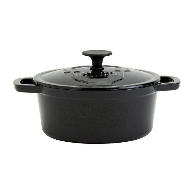 Commercial Chef 3 Qt Cast Iron Dutch Oven with Skillet Lid