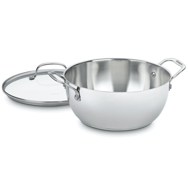  Cuisinart 95119-135 Forever Stainless Collection Multi-Use Roasting  Pan, 13.5 Inch, Stainless Steel: Home & Kitchen