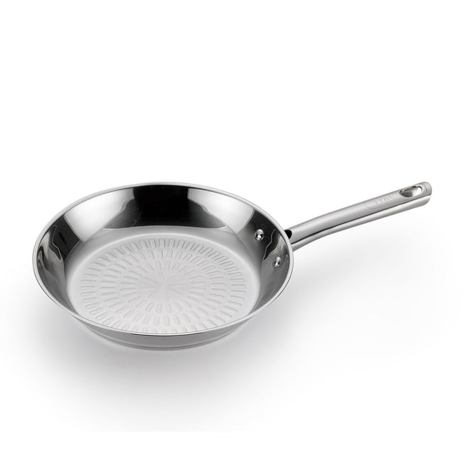 Basics 2-Piece Oven Safe, Riveted Handle Frying Pan - Silver, 8-Inch  & 10-Inch : : Home
