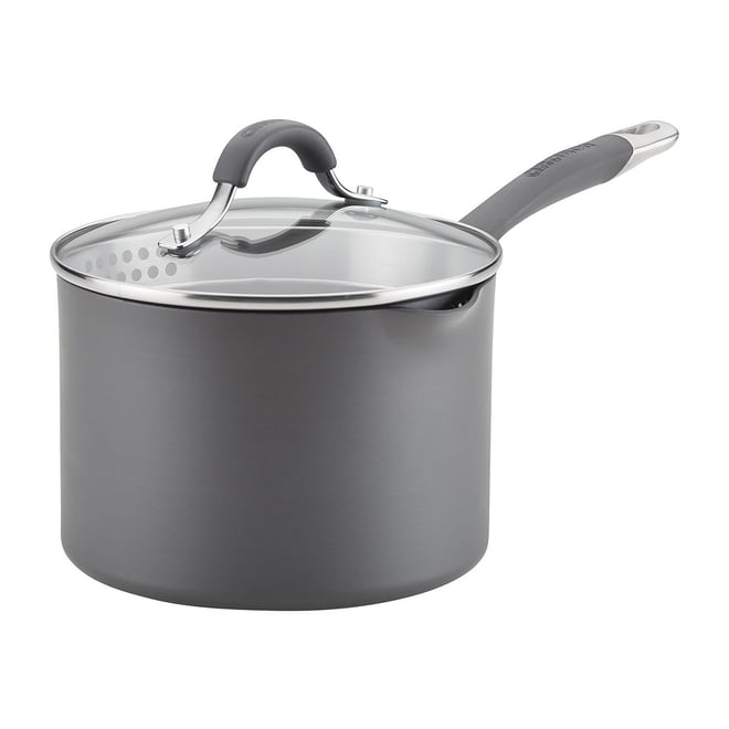 Calphalon Premier Hard-Anodized Nonstick 3.5-Quart Sauce Pan with Lid