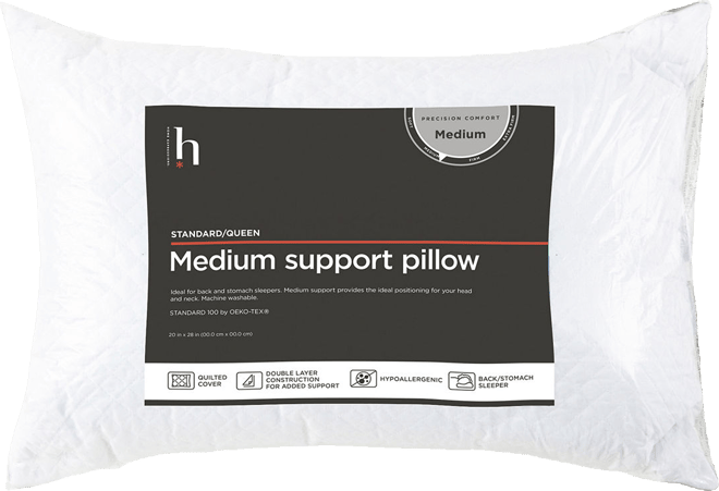 Home Expressions Medium Support Pillow