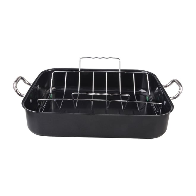 Cooks Aluminum Roasting Pan with Rack