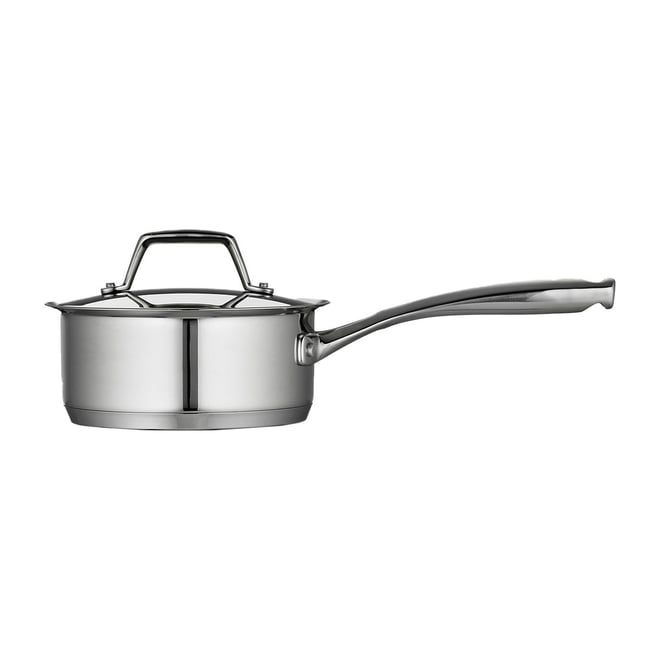 Tramontina Gourmet Tri-Ply Clad 4 Quart Covered Sauce Pan - Stainless