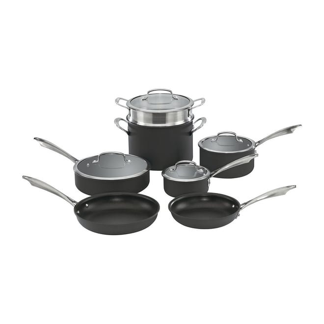 Cuisinart Contour 14-pc. Cookware Set with Tools, Color: Charcoal - JCPenney