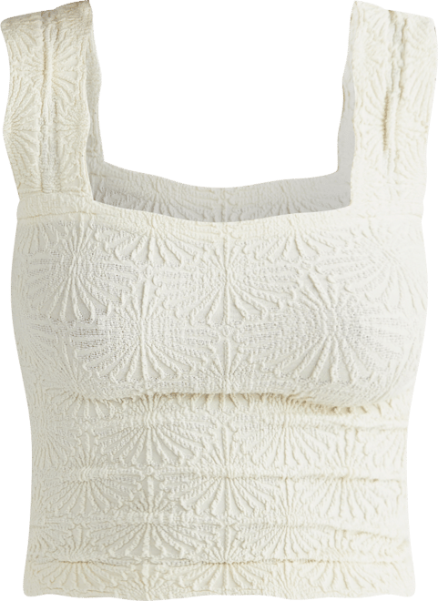 Women's Love Letter Jacquard Camisole Top