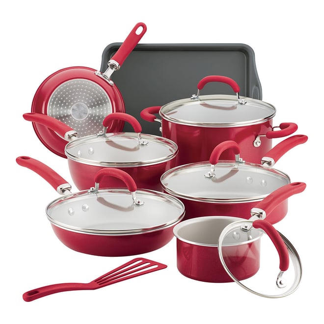 Rachael Ray Create Delicious Hard Anodized 11-Pc. Cookware Set - JCPenney