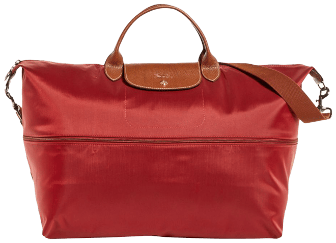 Longchamp Le Pliage Original Expandable Travel Nylon Weekender