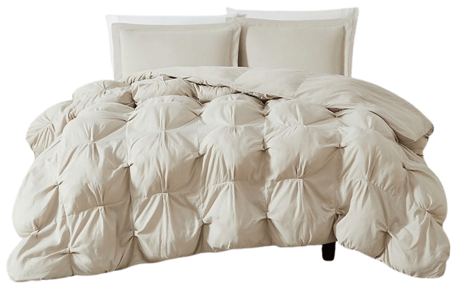 Truly Soft Cloud Puffer Comforter Set - White - Full - Queen