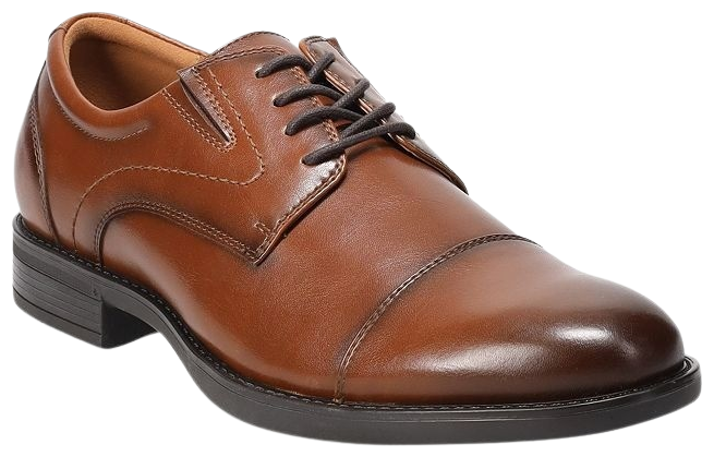 Men's Size 8 Sonoma Goods For Life Freer Ortholite Eco Cognac Oxford Dress  Shoes