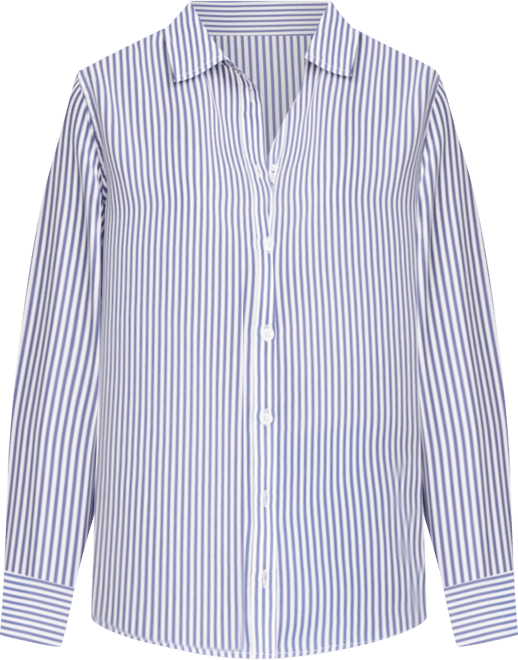 Women's Button-Front Crepe Shirt, Created for Macy's