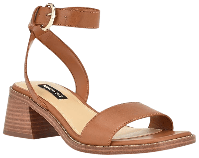 Nine west open hot sale toe sandals