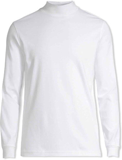 Men's Cotton Supima Mock Turtleneck