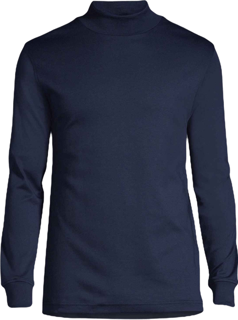 Men's Cotton Supima Mock Turtleneck